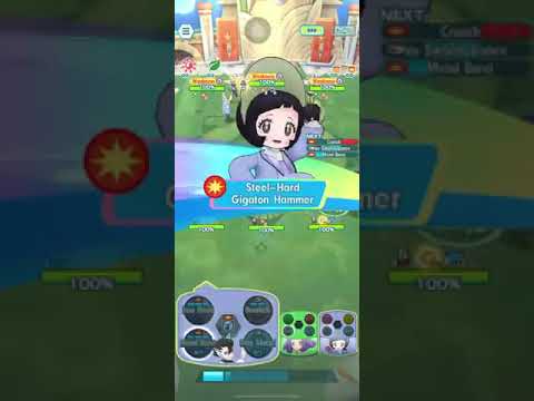 pokemon masters ex champion stadium battle with bertha....