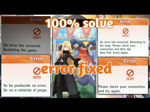 Error solved ! pokemon masters EX