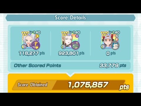 1M With SS Roxie-Oleana-Red Against Bede | Pokemon Masters EX | Damage Challenge