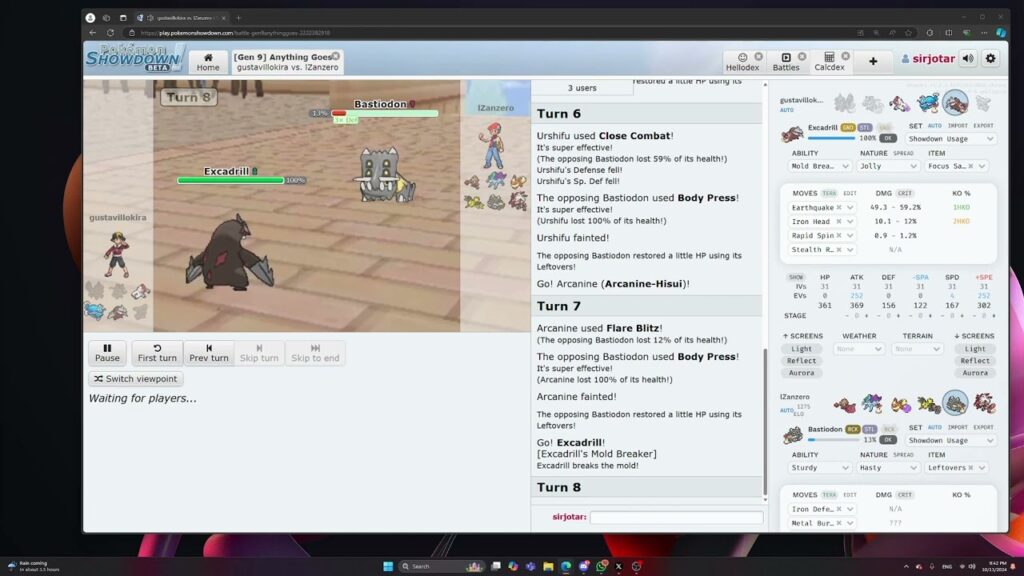 Gustavo vs Brian, Pokemon Masters: Week 3