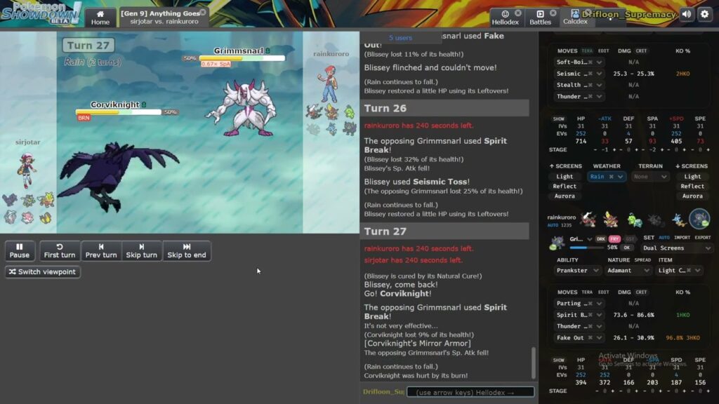 Jose vs Abraham, Pokemon Masters: Week 4