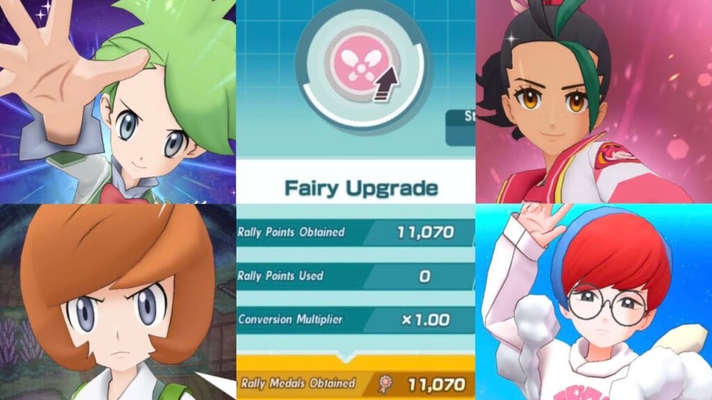 Telling fairy tales in the Battle Rally (Fairy Upgrade, 11,070 points) [Pokemon Masters EX]