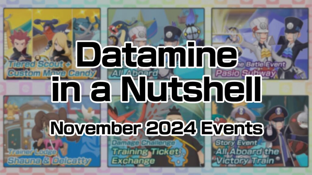 [Pokemon Masters EX] DATAMINE IN A NUTSHELL (November 2024 Events)