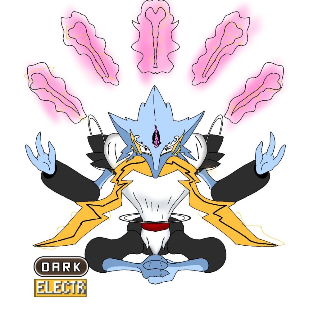 Indian region alakazam a dark lightning type Pokemon