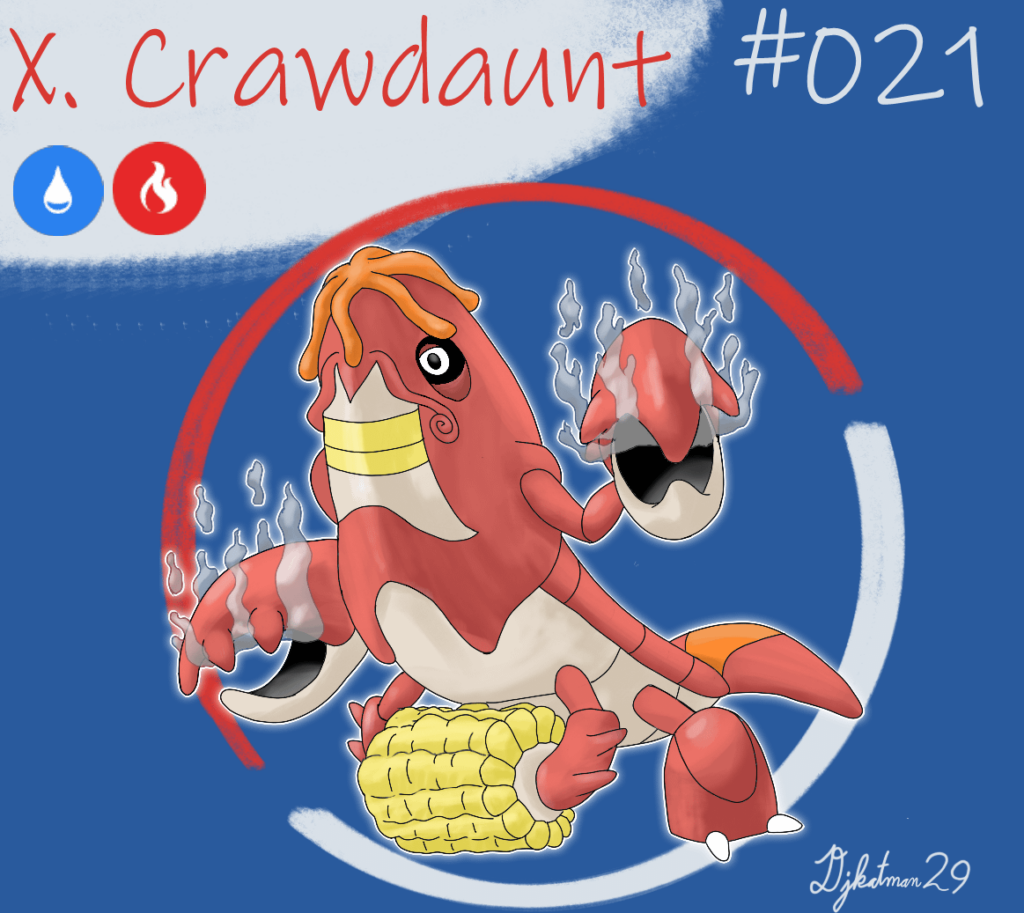 I made a regional Crawdaunt based off of Louisiana crawdad boils.