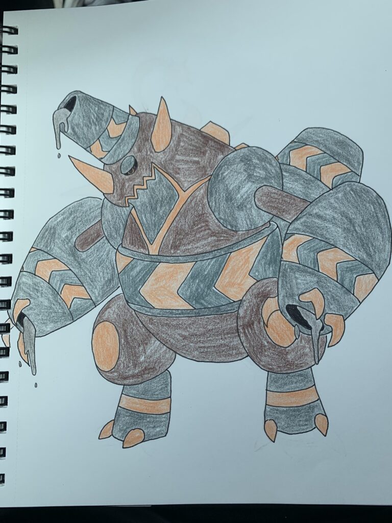 Future Paradox Rhyperior: Iron Mixer is a Ground/Steel Type.
