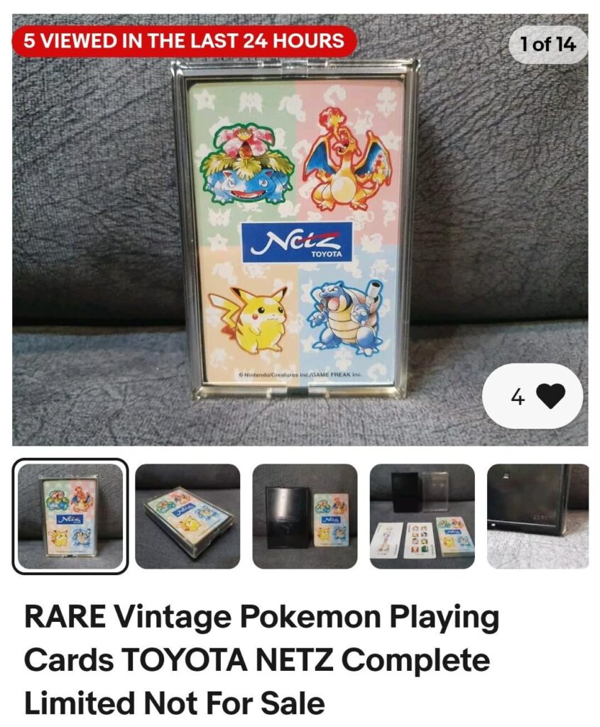 Pokemon TOYOTA Poker card?