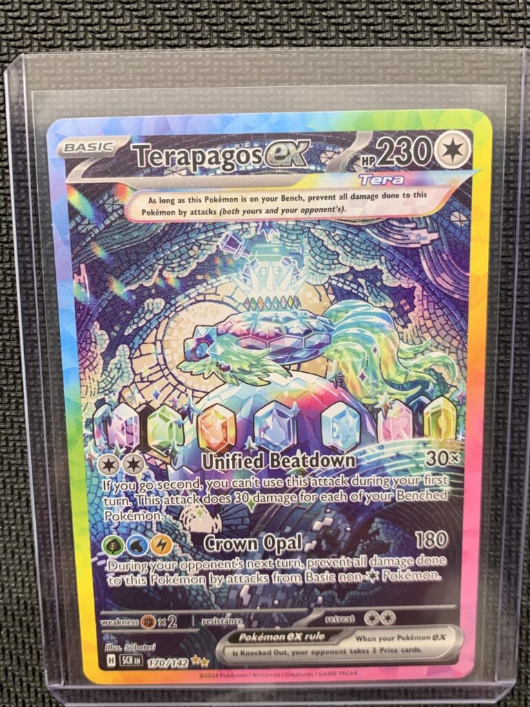 my pulls from 2 stellar crown booster boxes
