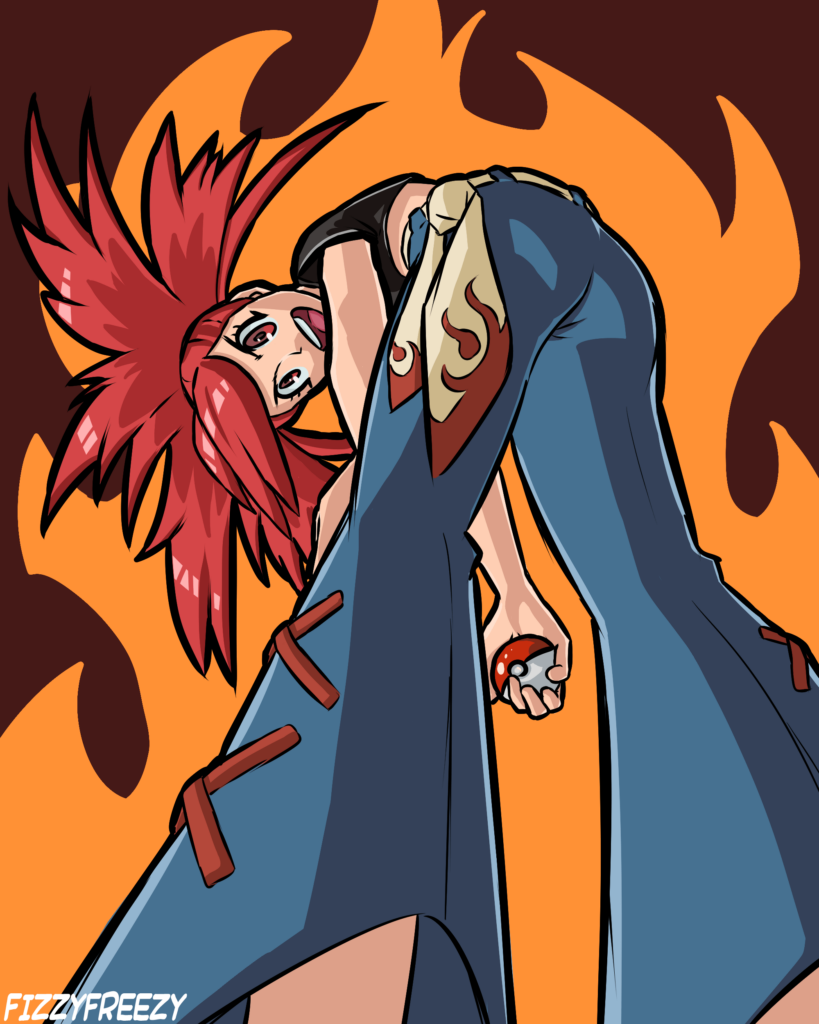 Fired up! (Flannery fanart by me)