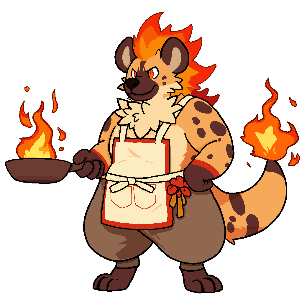 Frying pan hyena - need a name