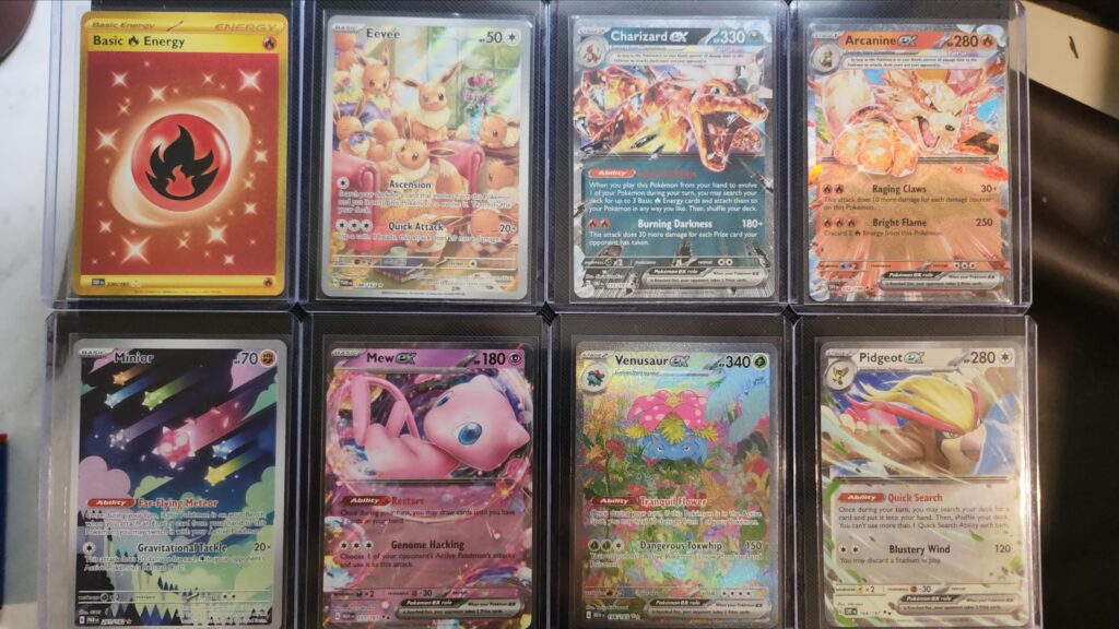 I've recently started collecting Pokemon cards. I've grown very fond of the hobby. Here's some of my recent pulls.