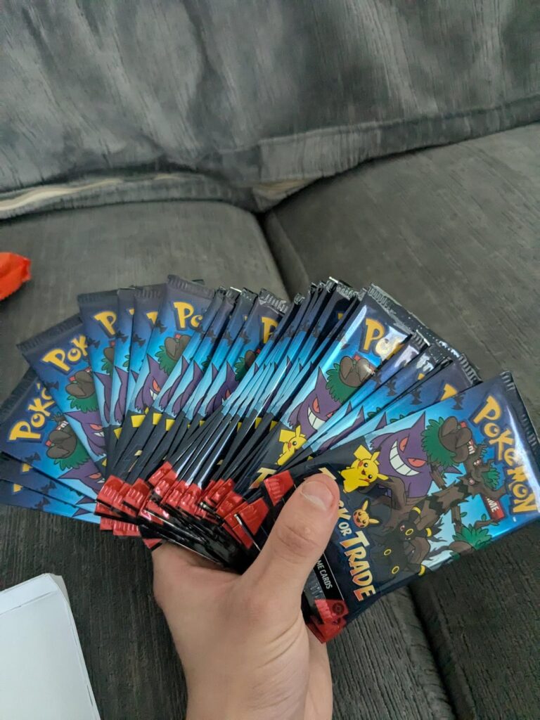 Tip if you are for some reason opening up the Halloween packs. The packs are in order! I went from left to right and got all of them with no copy cats.
