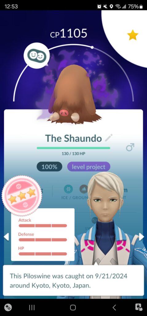 I was forced use all my luck on one Pokémon, and this was probably the best outcome possible.