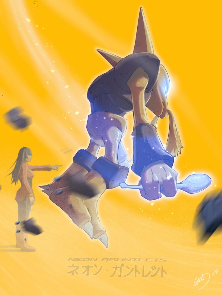 (OC) drawing Sabrina's Alakazam fanart
