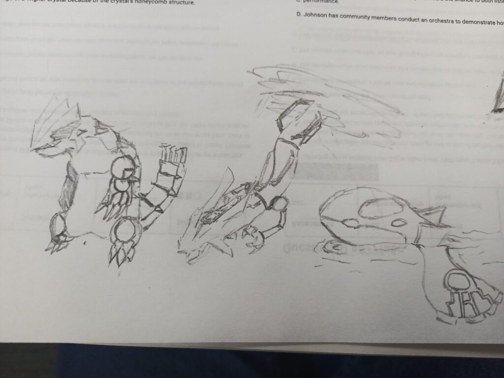 How Large Pokemon should look in battle.
