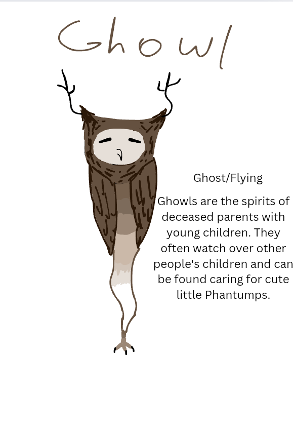 My First Pokemon named Ghowl!