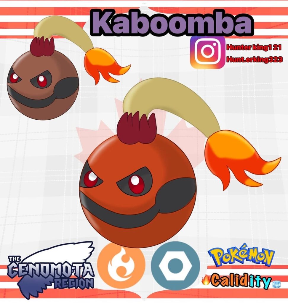 Heres is a fakemon based on a bomb