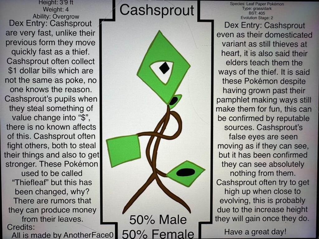 The evolved form of Leaflet!