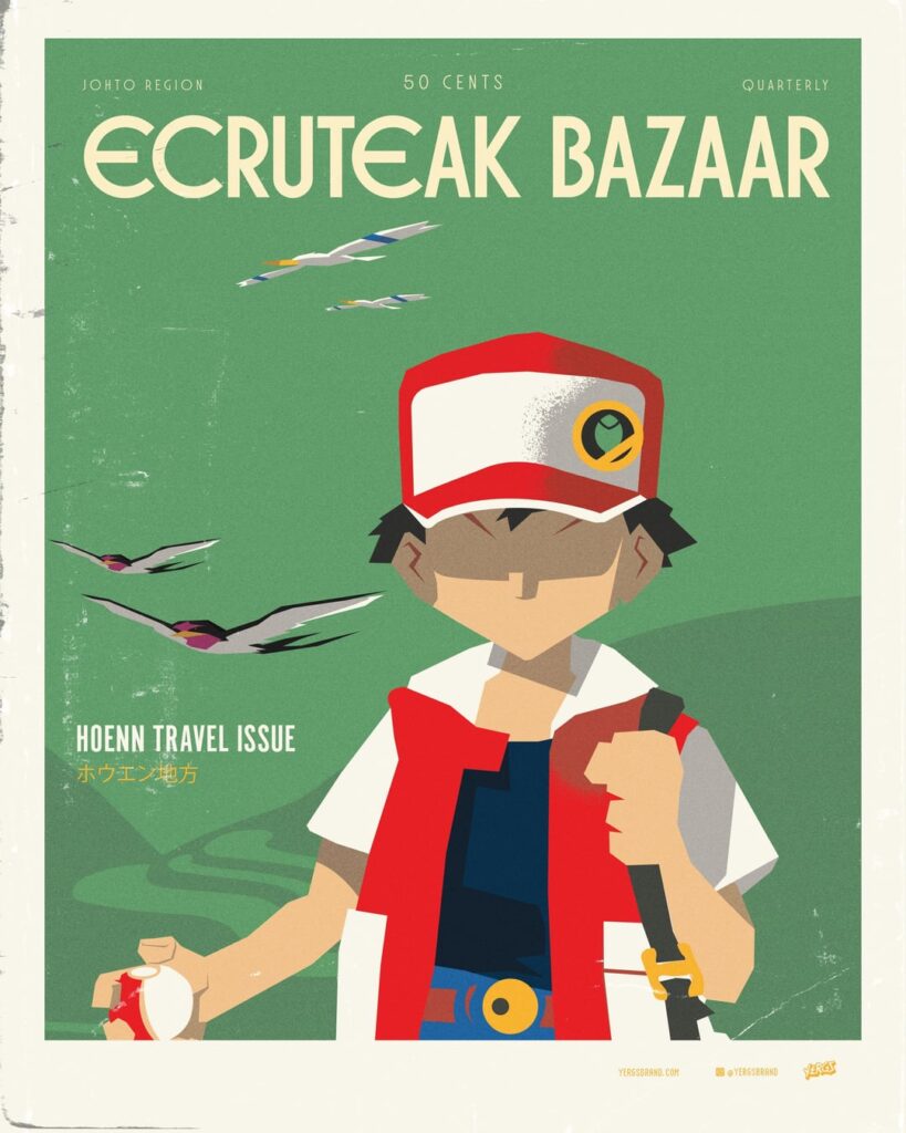 I made some vintage Pokémon Magazine covers