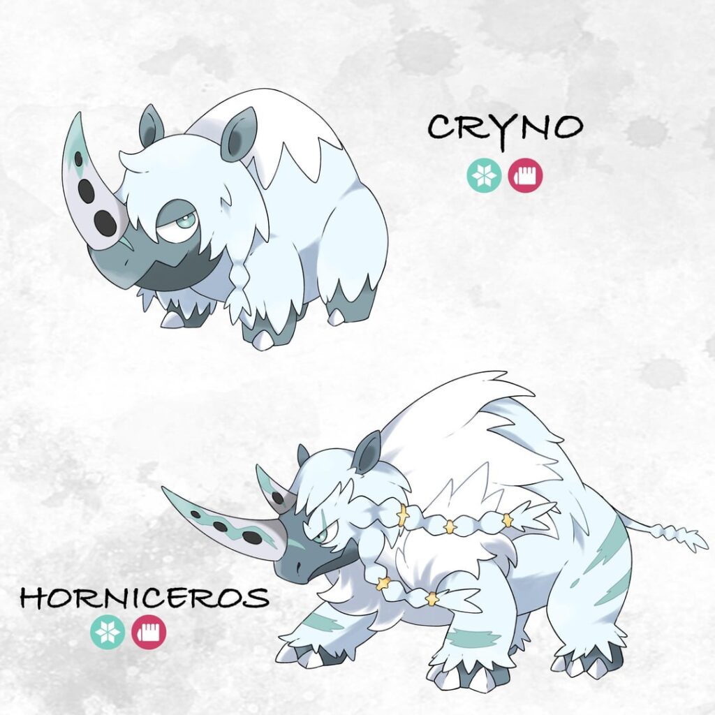A better ice/fighting type than crabominable and a rhino that doesn’t become bipedal