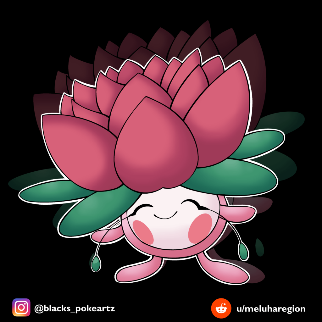 Congrats, your Gloom evolved into Vileplume ❤️ (OC).