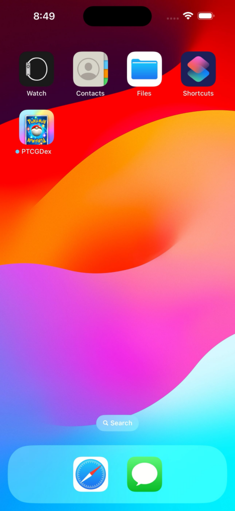 Built a Pokemon TCG collectors app over the weekend for my resume!