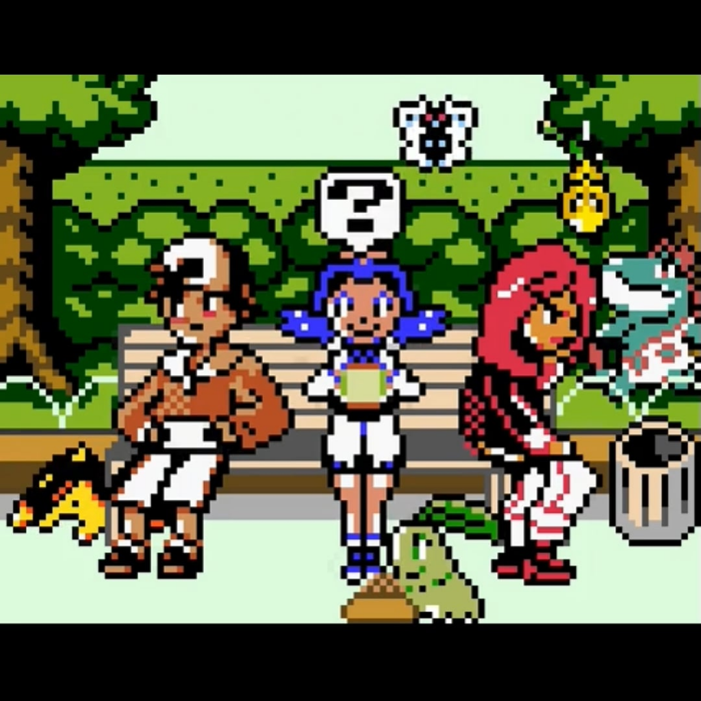 [OC] If Pokémon Crystal had cutscenes... pixel art animation by me ^^
