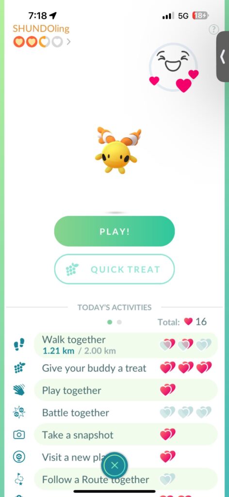 Who’s your current buddy?