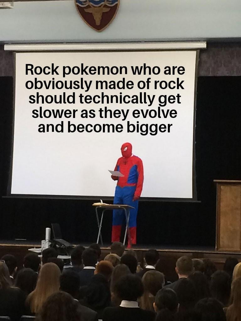 A bigger rock should be slower then a smaller rock [OC]