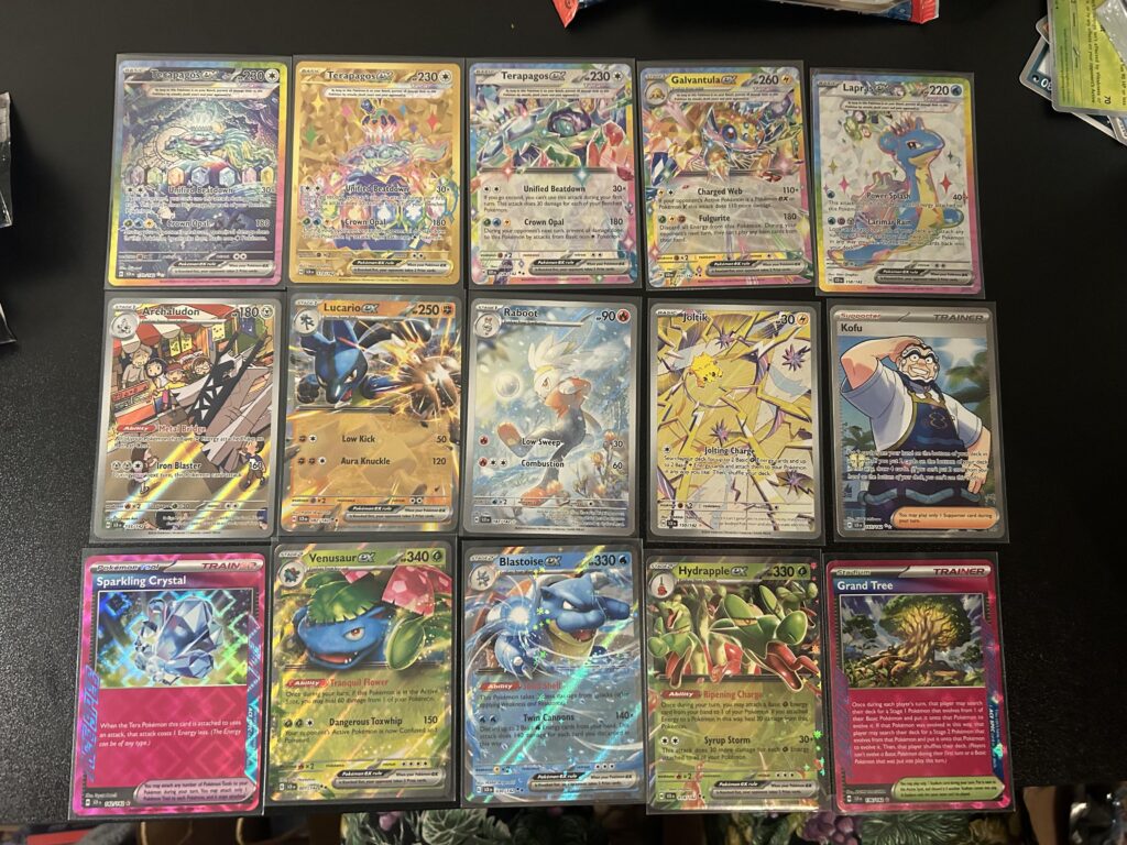 My pulls from a stellar crown booster box