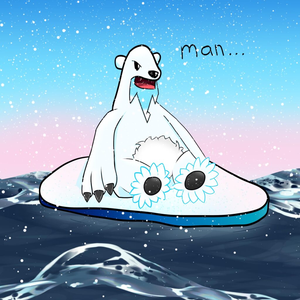 (OC) Beartic does not approve of global warming