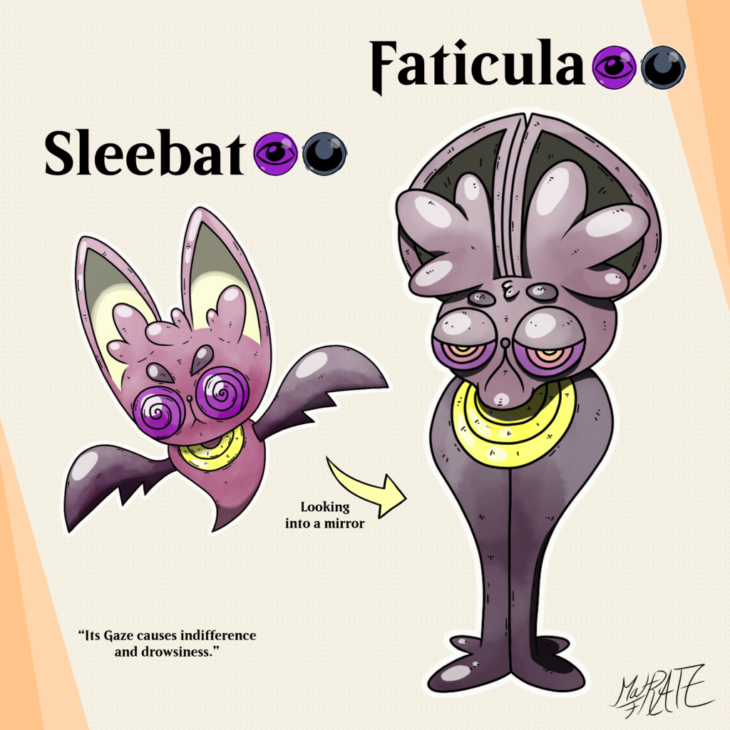 Sleebat & Faticula - Hypnotizing Bat Pokemon