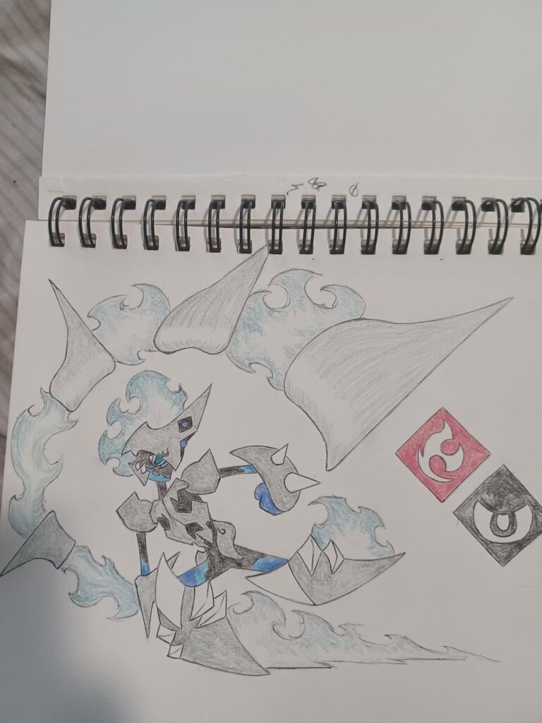 AZULSIERRA. My redesign for my alternate Charcadet evolution.