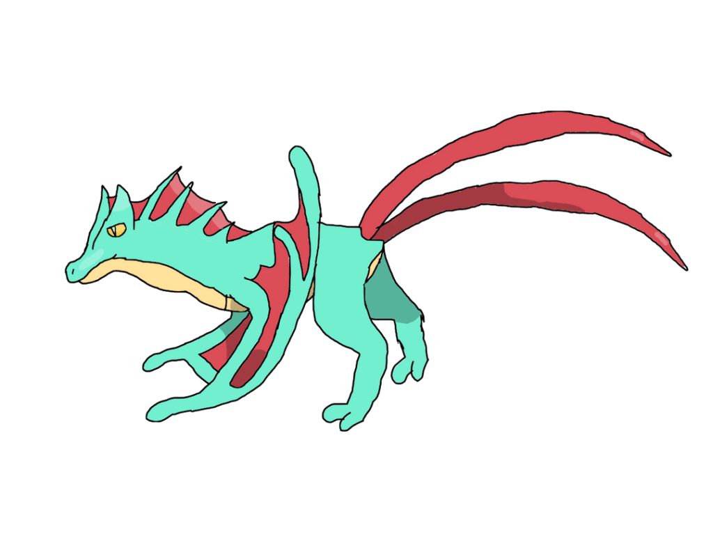 Meet Aqwyvern! (Decided to join in on the whole shiny evolution craze)