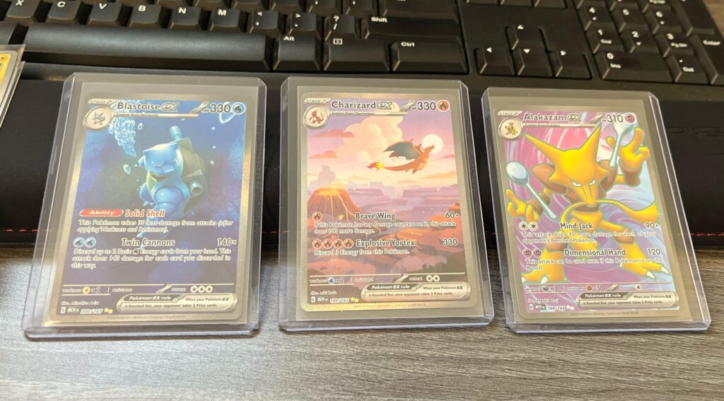 Just pulled these from two 151 packs….