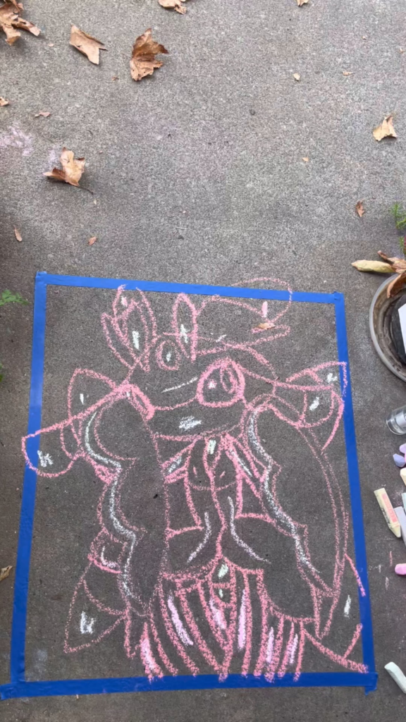Drew a lurantis & made a time-lapse! ✨ [OC]