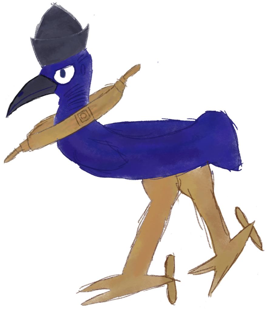 Vessowary - the Shipbird Pokémon, pure water type
