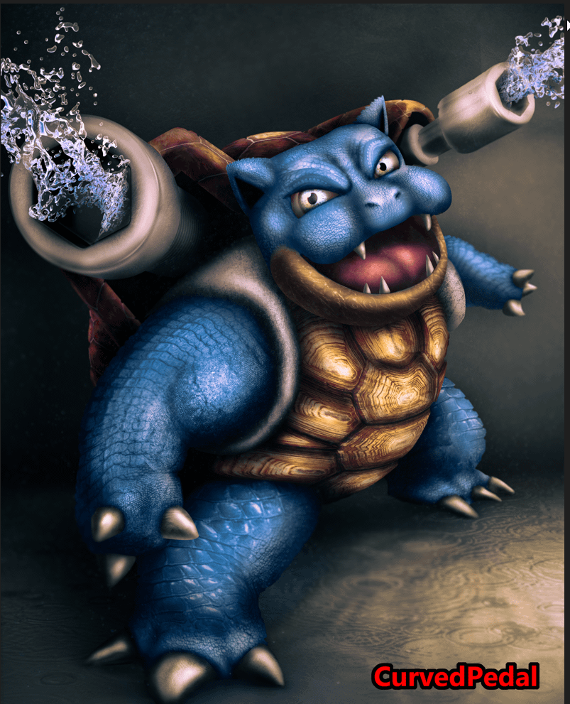 ( No Ai ) Blastoise i recreated using turtles, bolt screw and cay eyes - Curvedpedal