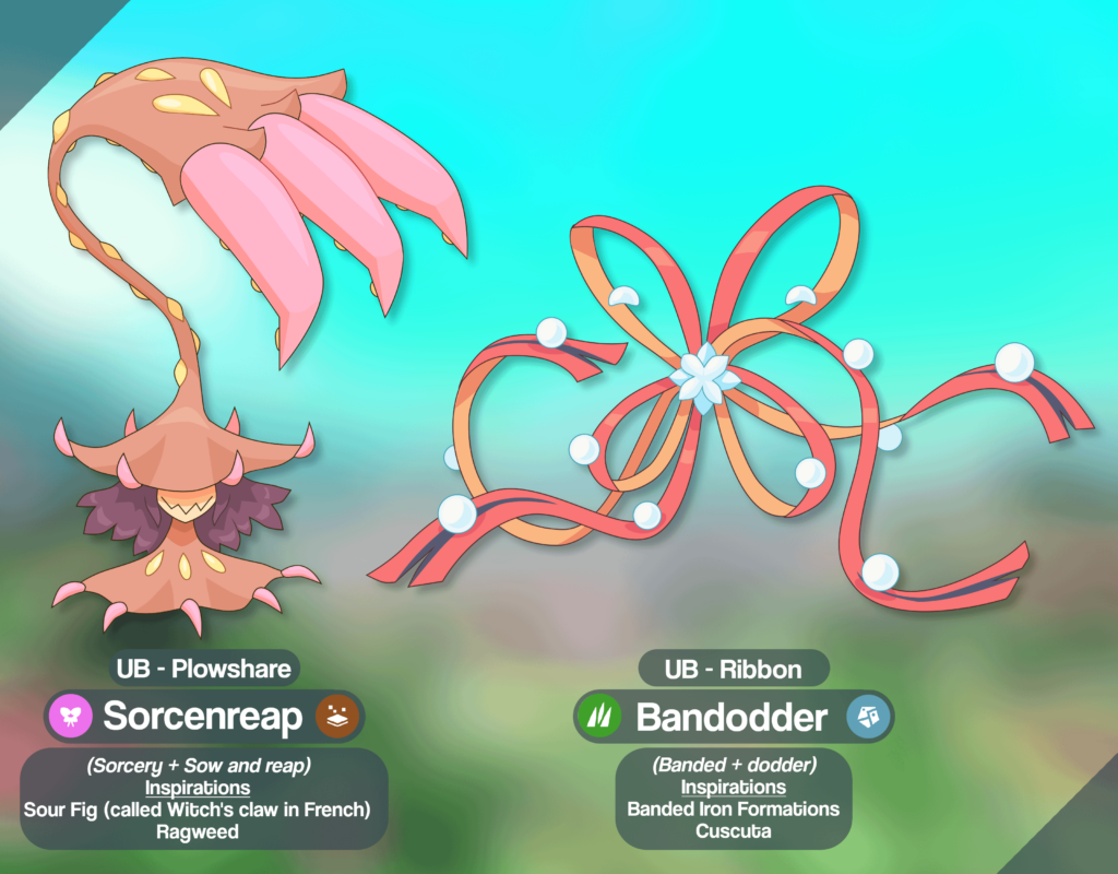 Two Ultra Beasts based on invasive plants !