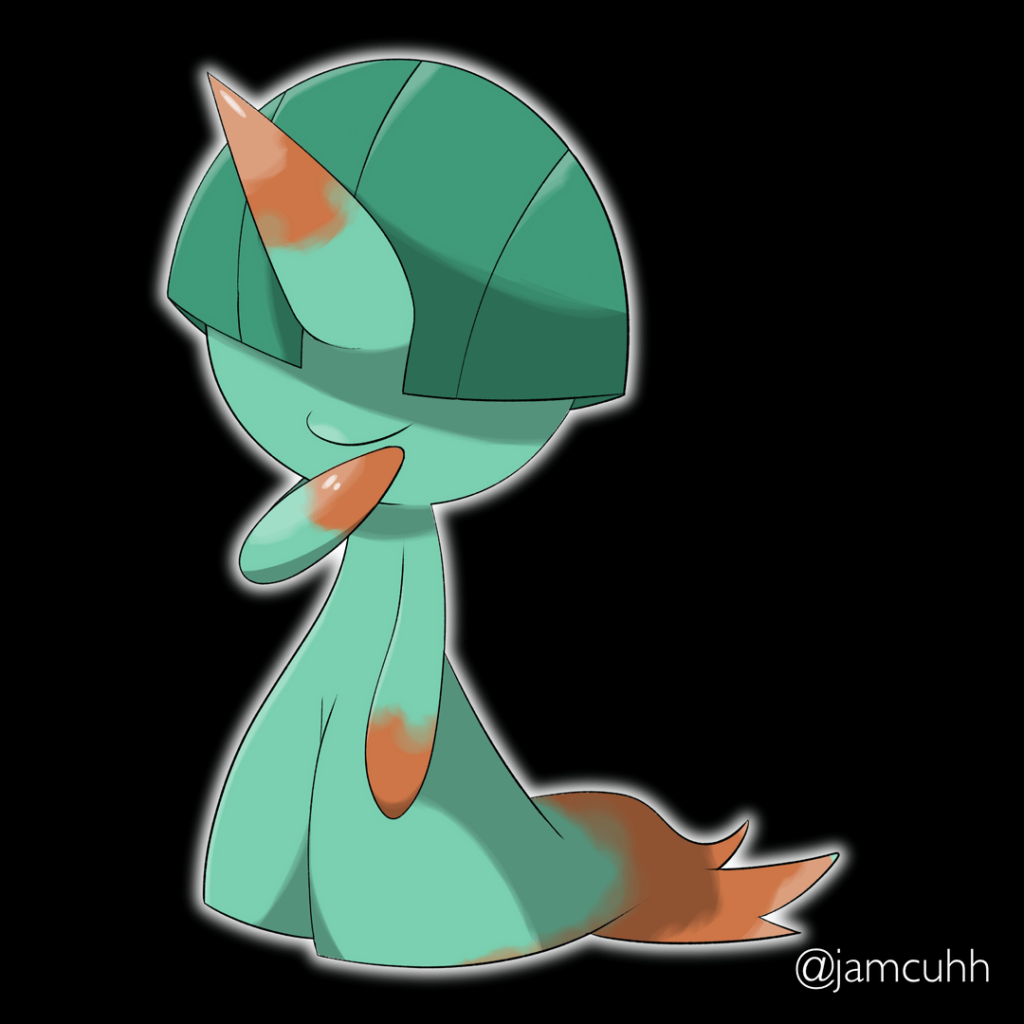Unovan Ralts, Kirlia, and Gardevoir. All Pure Steel Types.