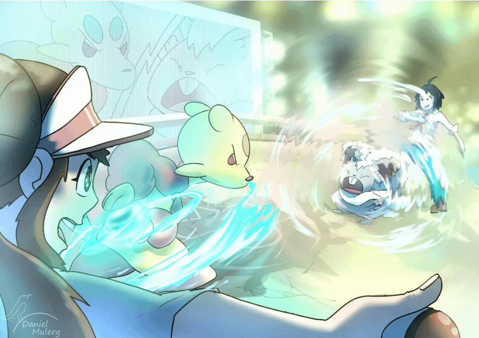 The excitement I feel every time I hear the battle theme for the Pokemon World Tournament finals goes something like this. (OC)