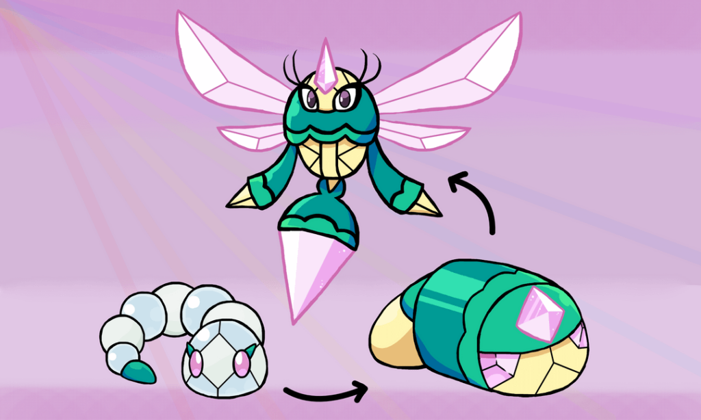 Regional bugs! Based on Jewel beetles and jewellery and also impress of light from terraria