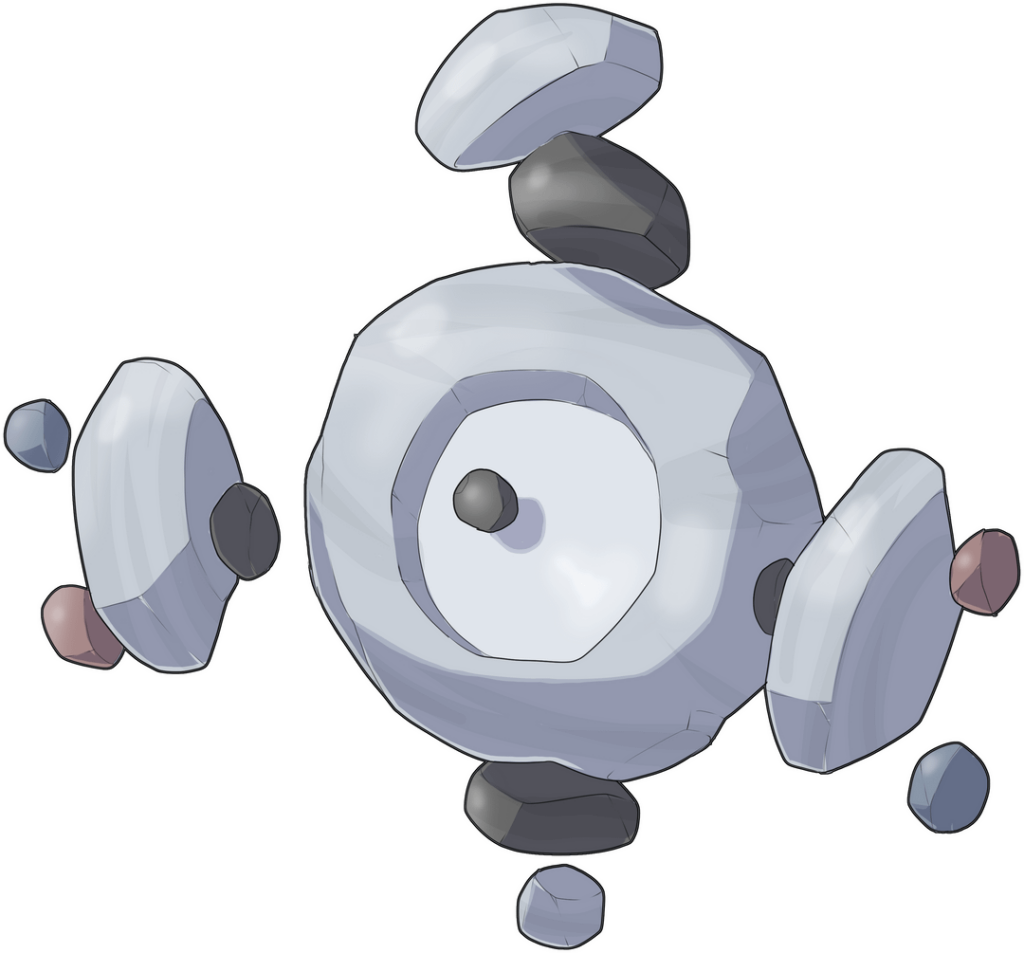 A mutated ancient magnemite and its evolution from today's ARG YT video. Mentamite and Mentrattel - Psychic/rock types