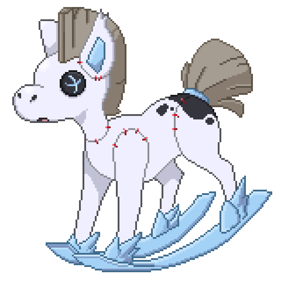 Fauxny, the toy horse pokemon