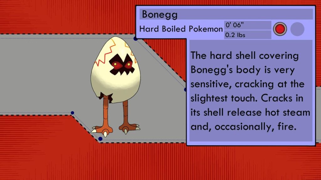 A New Pokemon Has Appeared! Introducing Bonegg, the Fire-Type Starter of the Daascar Region!