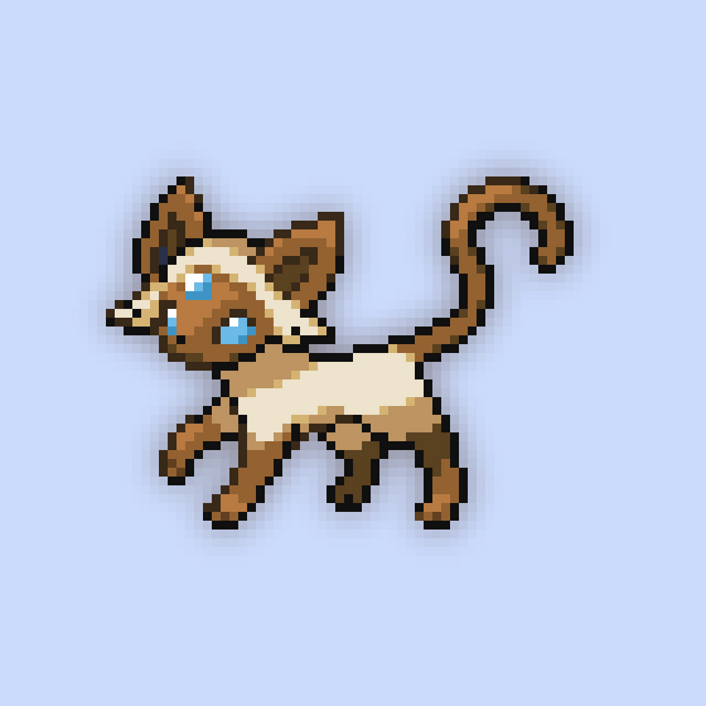 Eeveelution sprite based on my cat Leo who passed away this year