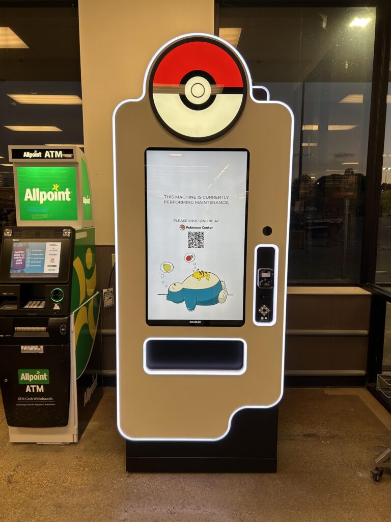 We saw this at our local grocery store.