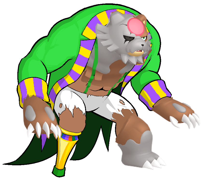Bloodmoon Ursaluna dressed up as Lord English