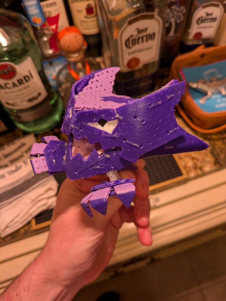 3D Haunter made from Perler beads