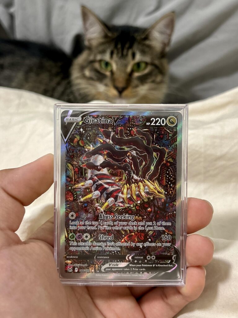 My pull and my good luck charm in the back